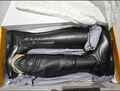 Bottes en cuir brogini
