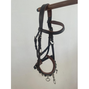 Caveçon en cuir marron