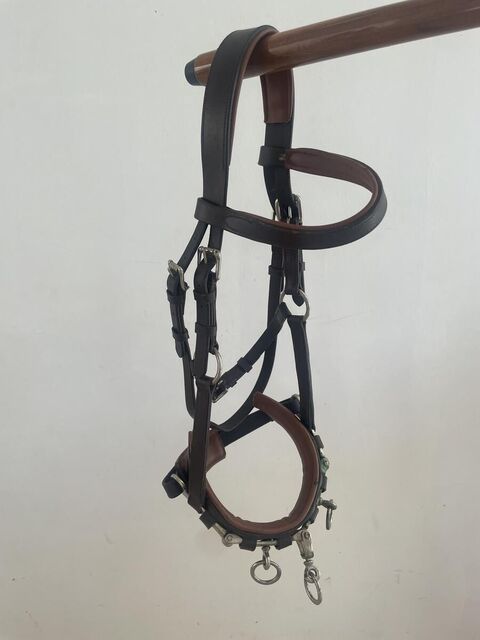 Caveçon en cuir marron