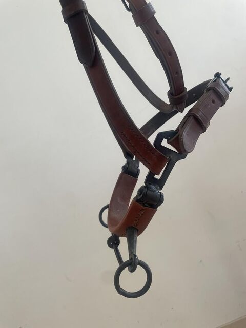 Caveçon espagnol en cuir marron