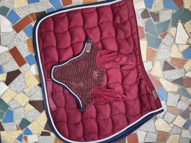 Tapis Harcour Framboise / Marine