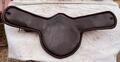 Sangle bavette courte Forestier 60cm cuir havane