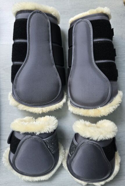 Ensemble complet gris taille cheval quasi neuf