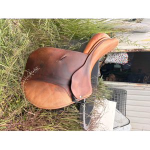 selle mixte childeric marron taille 17,5