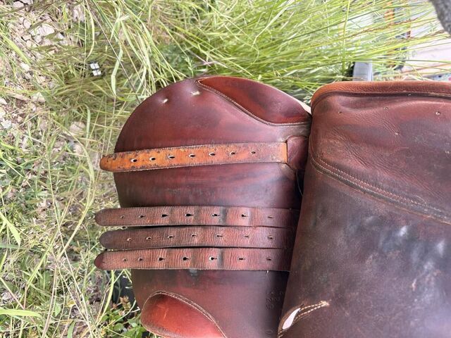 selle mixte childeric marron taille 17,5