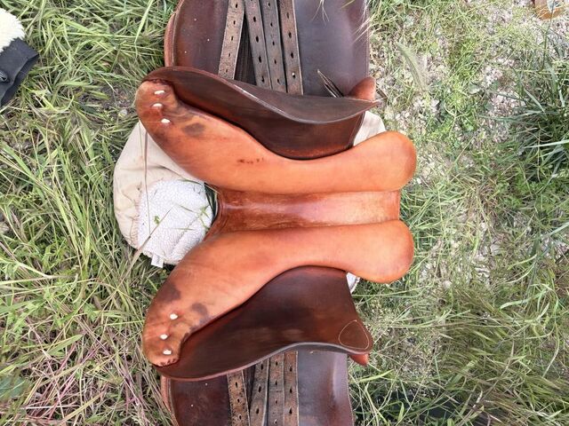 selle mixte childeric marron taille 17,5