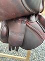 Selle cwd brune avec finitions doré