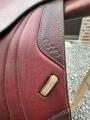 Selle cwd brune avec finitions doré
