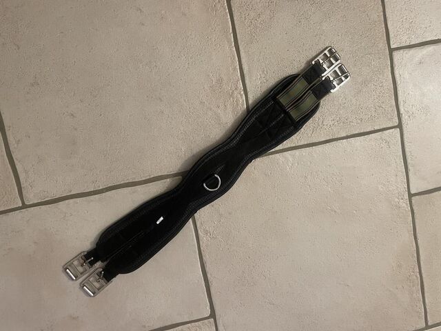 Sangle néoprène noire 70 cm avec élastiques