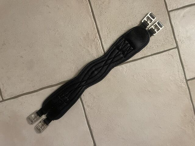Sangle néoprène noire 70 cm avec élastiques
