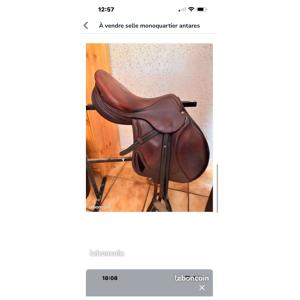 Selle monoquartier antares