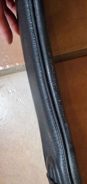 sangle courte 90 cuir waldhausen demi-lune