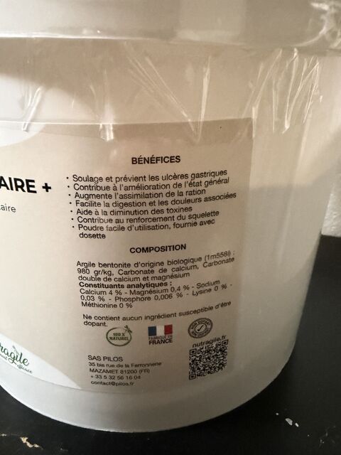 Argile Alimentaire + Nutragile