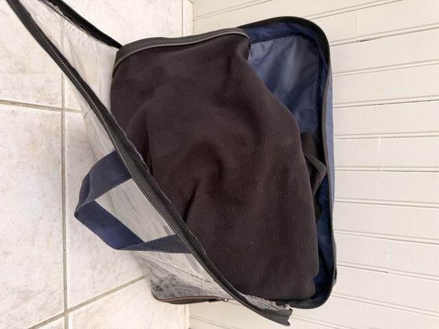 Couvre-reins polaire Teddy noir
