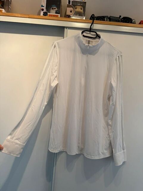 Haut de concours equitheme blanc
