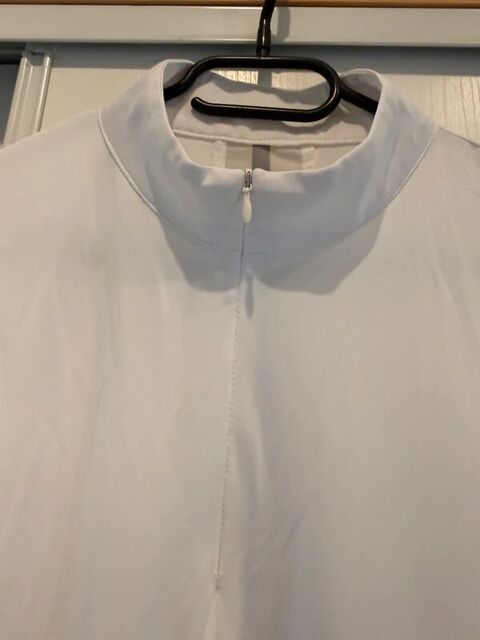 Haut de concours equitheme blanc
