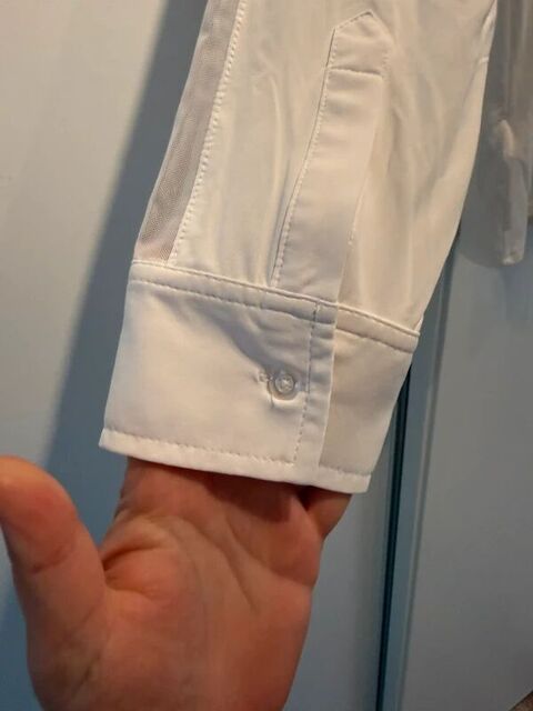 Haut de concours equitheme blanc