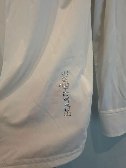 Haut de concours equitheme blanc