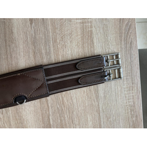 Sangle anatomique Time Rider 115 cm – cuir marron