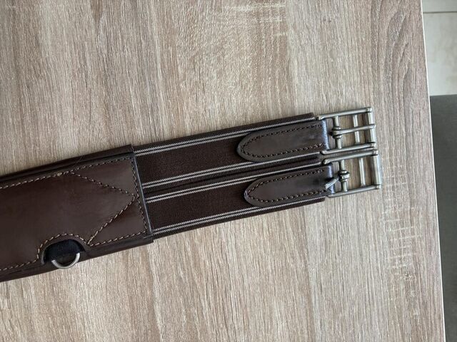 Sangle anatomique Time Rider 115 cm – cuir marron