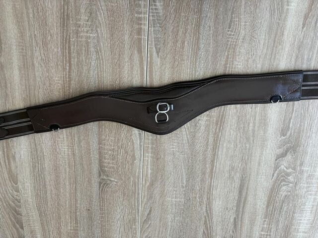 Sangle anatomique Time Rider 115 cm – cuir marron
