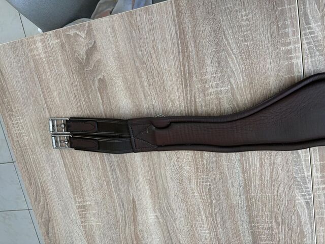 Sangle anatomique Time Rider 115 cm – cuir marron