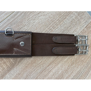 Sangle anatomique Staccionata 125 cm – cuir marron