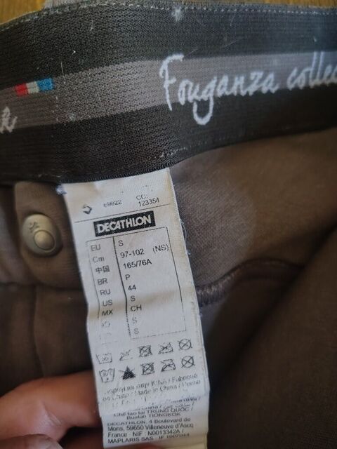 Pantalon d'équitation marron