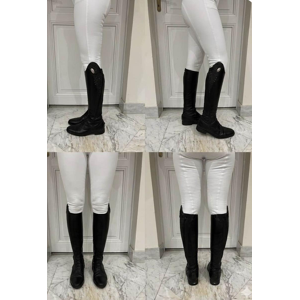 bottes d’équitation en cuir Fellini