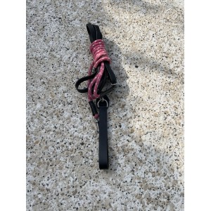 Rênes allemandes Pénélope noir et rose
