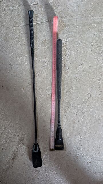 Lot de 2 cravaches courtes CSO / Cross – Comme neuves
