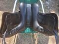Selle Dressage Bates 17,5" noire