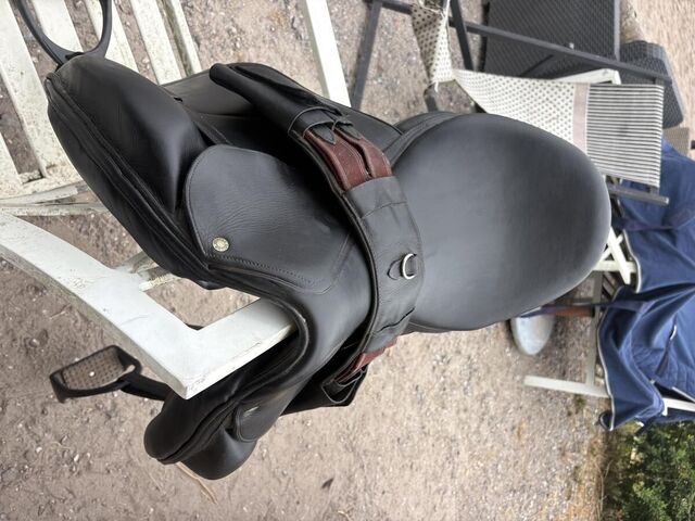 Selle dressage noir