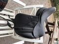 Selle dressage noir