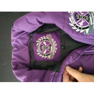Doudoune ss manches Equithème violet T.L