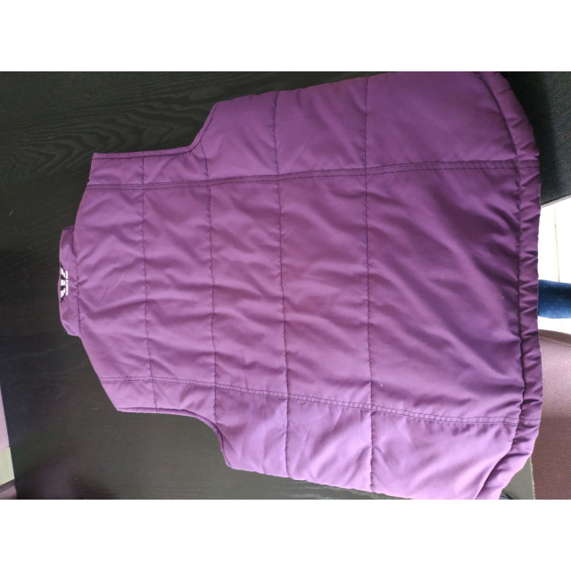 Doudoune ss manches Equithème violet T.L