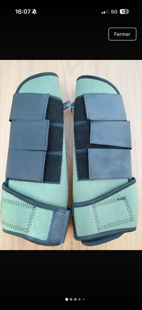 Guêtres fermés vert HKM taille S