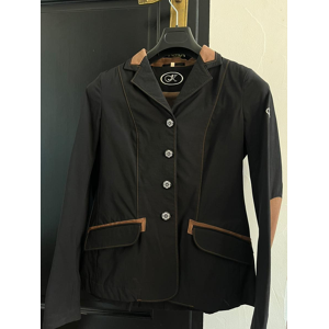 Veste de concours noire et camel
