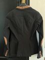 Veste de concours noire et camel