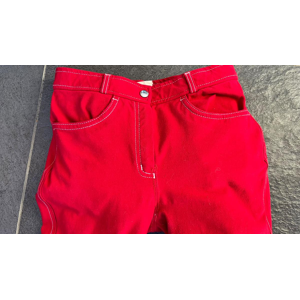 Pantalon d'équitation rouge