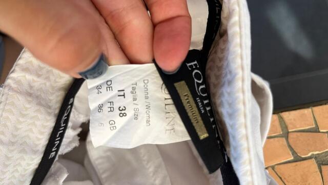 Pantalon d’équitation Equiline blanc