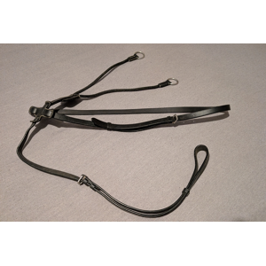 Martingale noire cheval Silver*Crown neuve