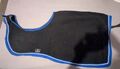 Couvre-reins polaire noir/bleu Scarpati - 145 cm