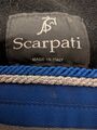 Couvre-reins polaire noir/bleu Scarpati - 145 cm