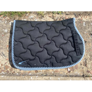 Tapis de selle mixte LamiCell noir FULL - brodé Kéos - excellent état