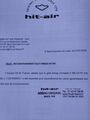 Airbag Hit Air Complet 2 taille L