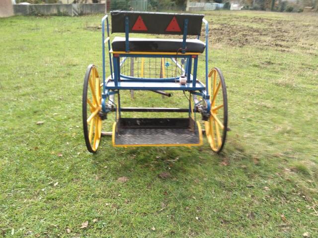 2 roues jaune et bleu