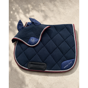 ensemble horse pilot bleu marine et rouge