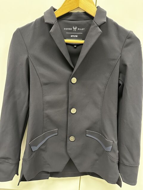 Veste de concours Horse pilot modèle aerotech bleu marine 14 ans