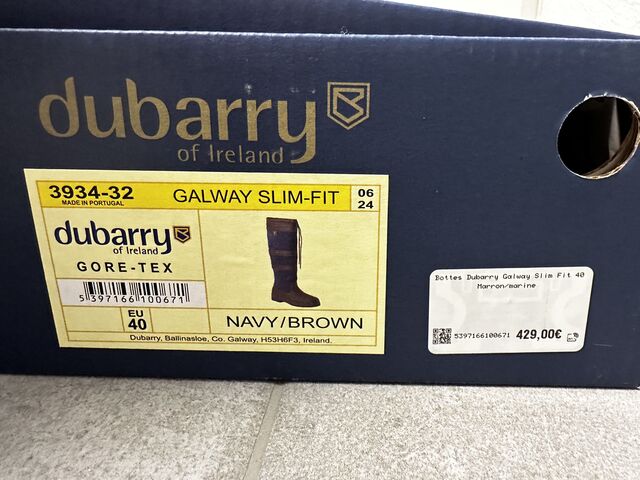 Bottes Dubarry modèle Galway slim fit 40